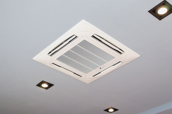 ventilation and cooling ventilation system on the ceiling